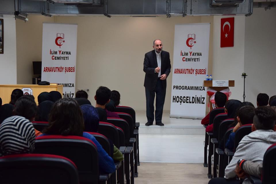 Arnavutköy Anadolu Lisesi’nde “ Namaz ve Kur’an Bilinci “ konulu konferans